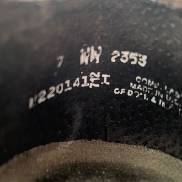 Munro Brown Leather Booties Size 7WW - Picture 6 of 8